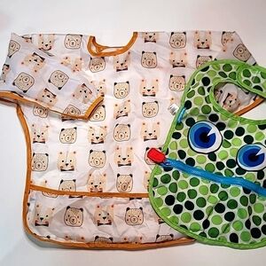 FREE with Purchase Bundle of Bibs Coverall food eat cover